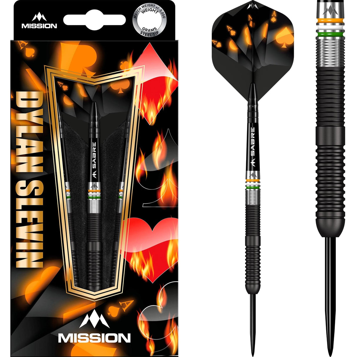 Mission Mike De Decker Darts - Steel Tip - 95% Tungsten - Black & Gold PVD - Dart Gear Competitions Mission Mike De Decker Darts - Steel Tip - 95% Tungsten - Black & Gold PVD - Dart Gear Competitions