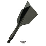 Condor AXE 120 Dart Flights - Narrow - Black
