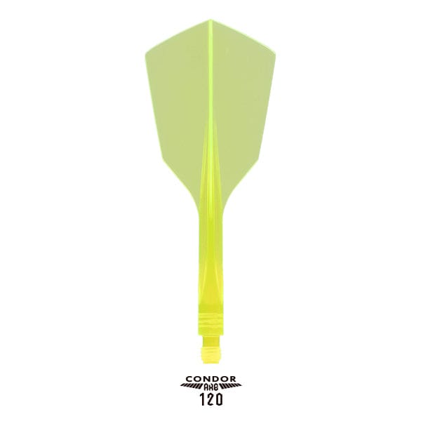 Condor AXE 120 Dart Flights - Narrow - Neon Yellow