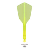 Condor AXE 120 Dart Flights - Narrow - Neon Yellow
