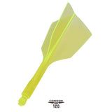 Condor AXE 120 Dart Flights - Narrow - Neon Yellow