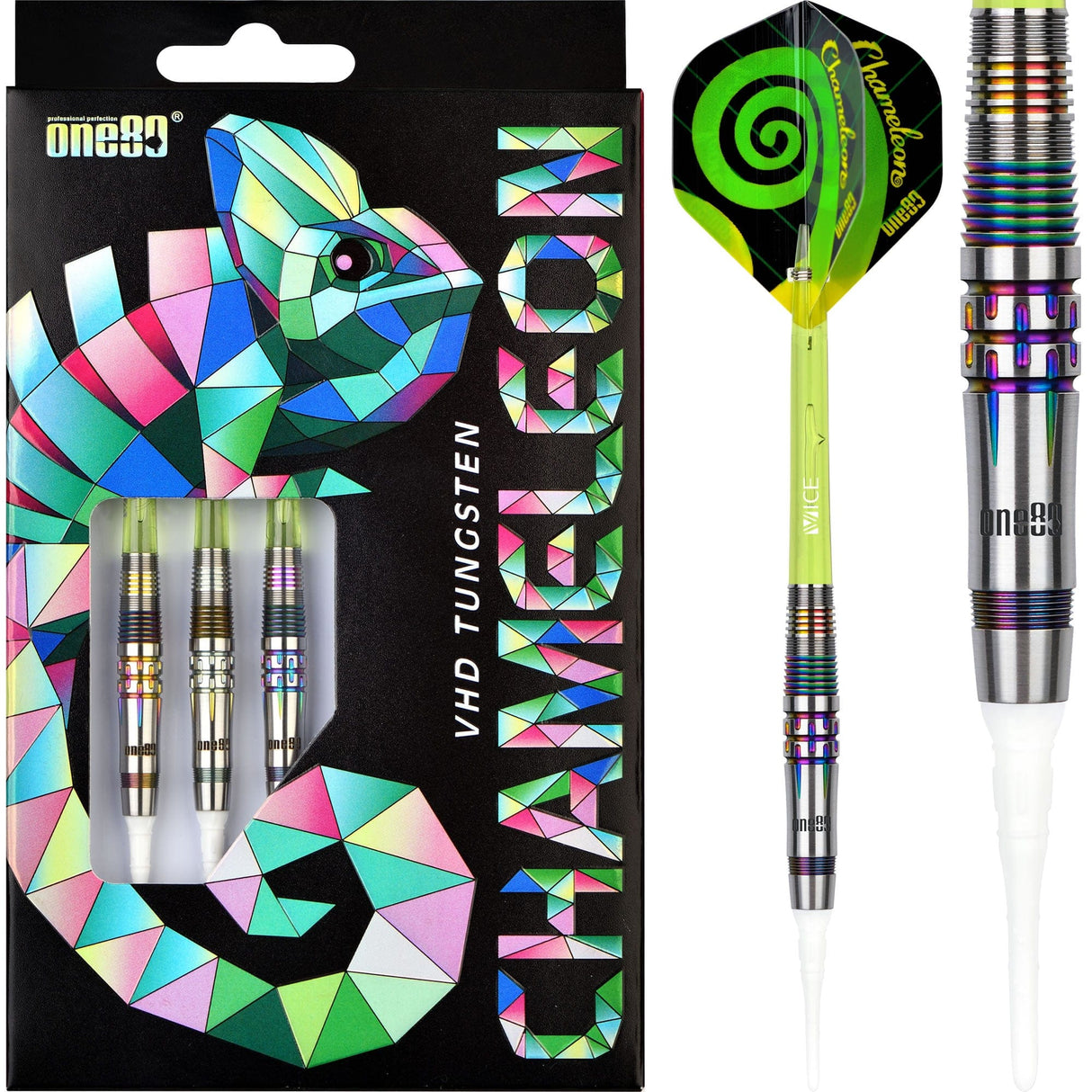 *One80 Chameleon Darts - Soft Tip - Aquamarine - 18.5g 18g