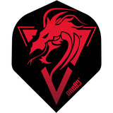 *One80 Dart Flights - 100 Micron - No2 - Std - Serpent Red