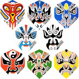 *One80 Dart Flights - Magic Face Flights - Std - Faces