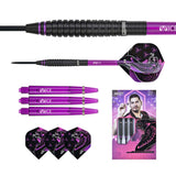 One80 Jelle Klaasen HD Darts - Steel Tip - The Cobra - Black