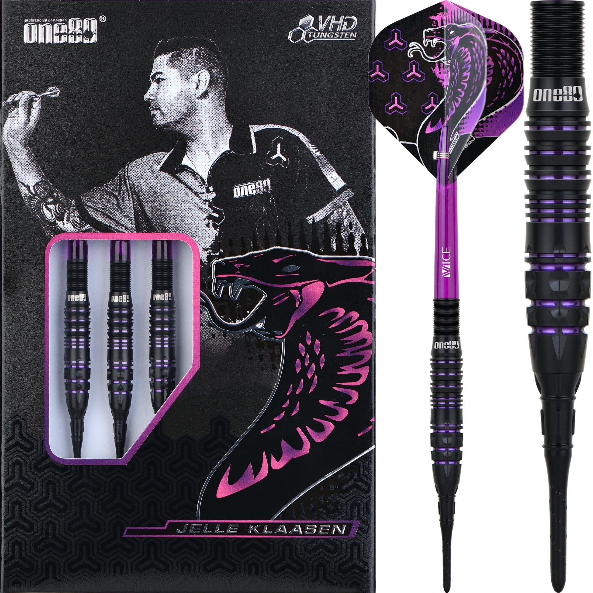 (美品)DARTSLIVE  Shot Pro Series Darts - Steel Tip - 90% Tungsten - Niels Zonneveld V2