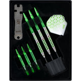 *One80 Lukas Wenig R2 Interchange Darts - Steel Tip - V2 - Green