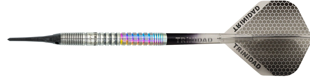 Trinidad Undisputed Darts - Soft Tip - 95% Tungsten - Romero 3 - Rainbow - 20g