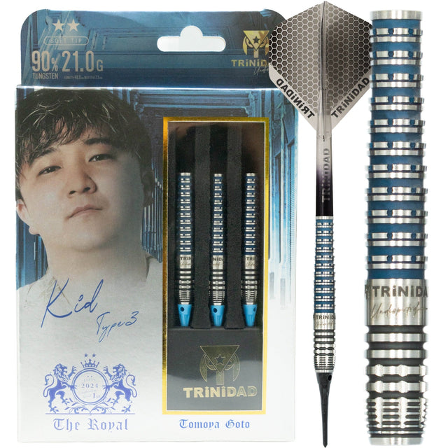 Trinidad The Royal Darts - Soft Tip - 90% Tungsten - Kid 3 - 21g