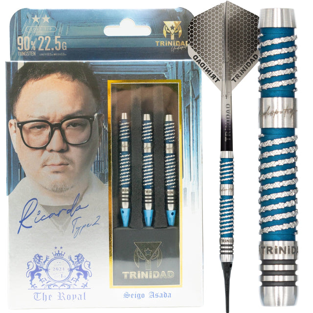 Trinidad The Royal Darts - Soft Tip - 90% Tungsten - Ricardo 2 - 22.5g