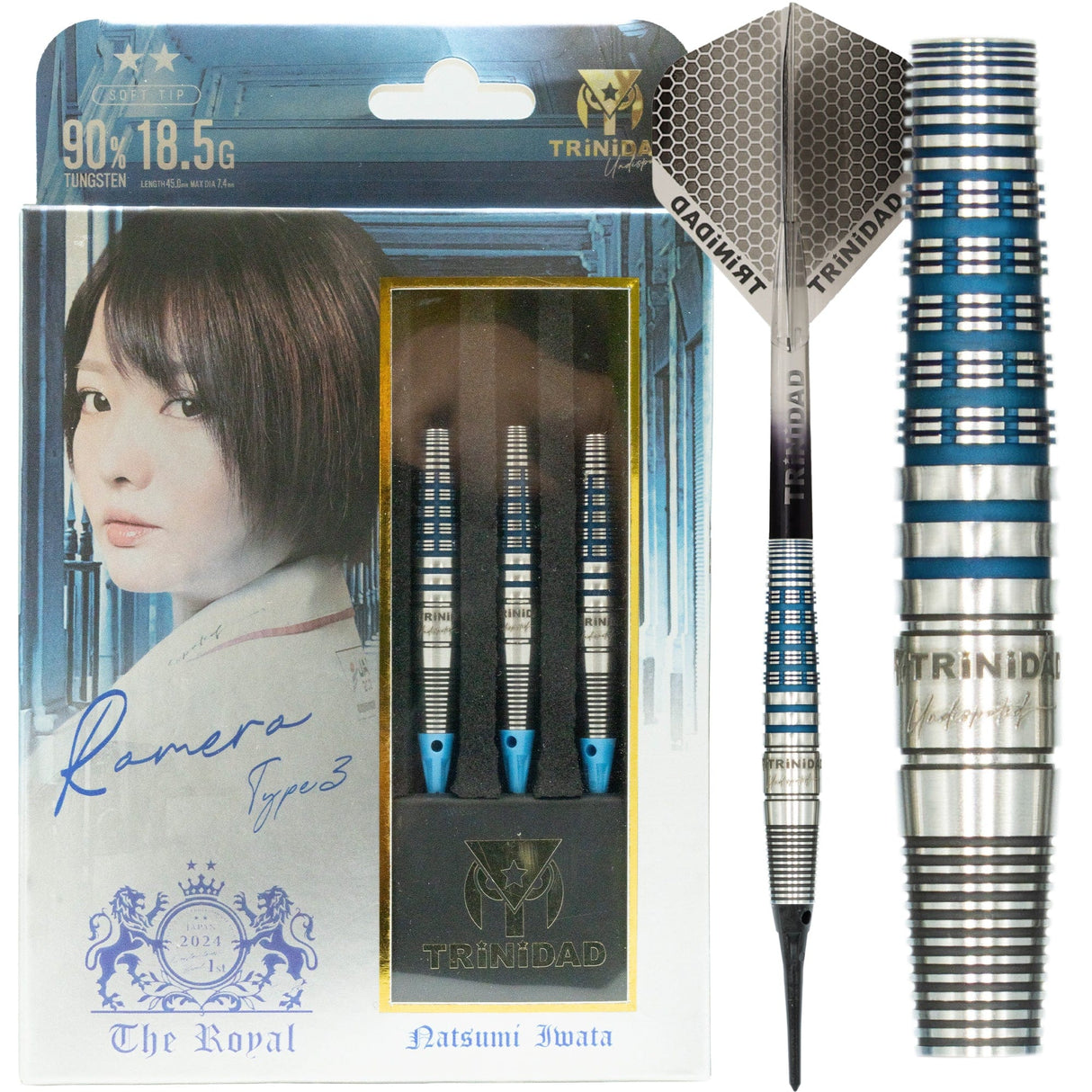 Trinidad The Royal Darts - Soft Tip - 90% Tungsten - Romero 3 - 18.5g
