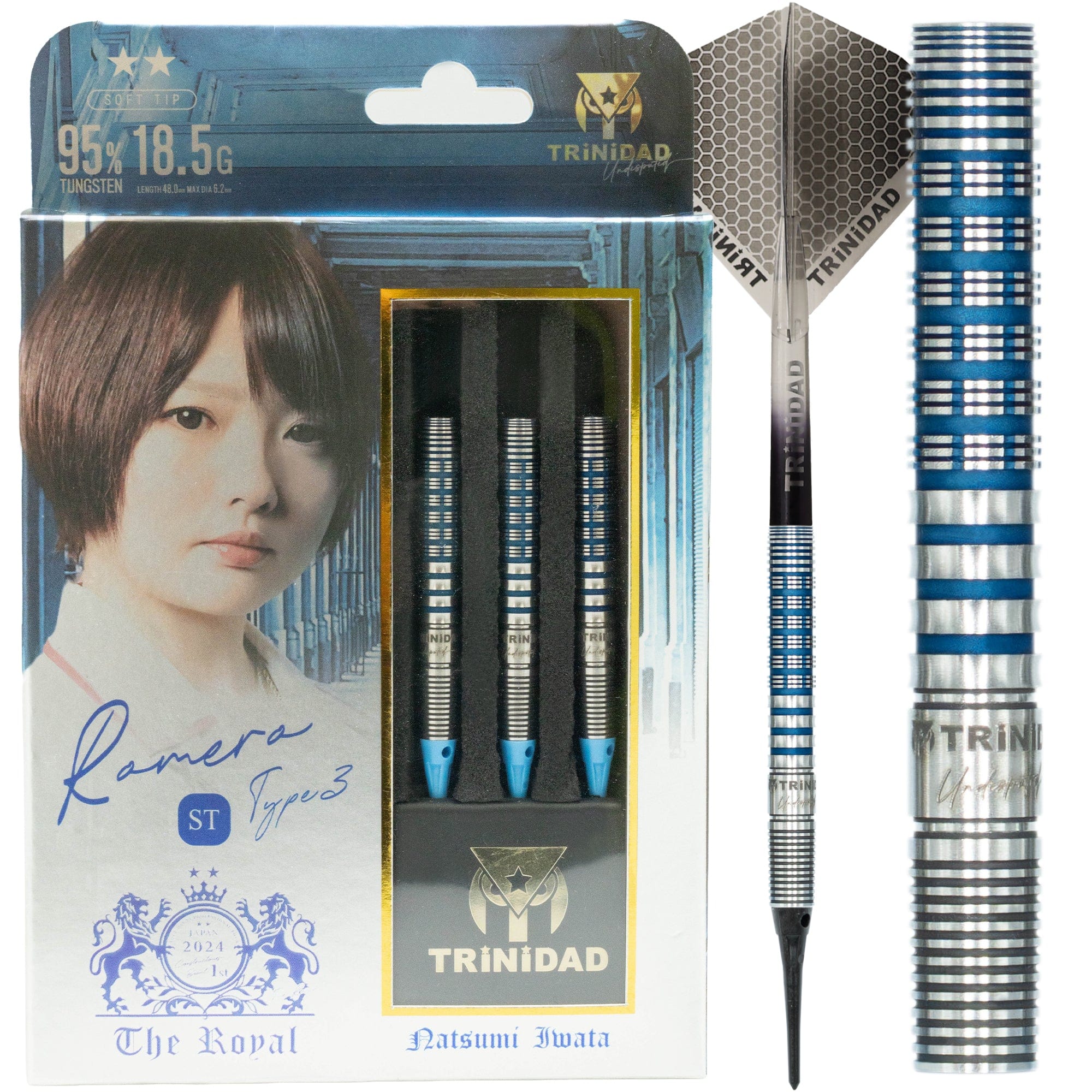 Trinidad The Royal Darts - Soft Tip - 95% Tungsten - Romero 3