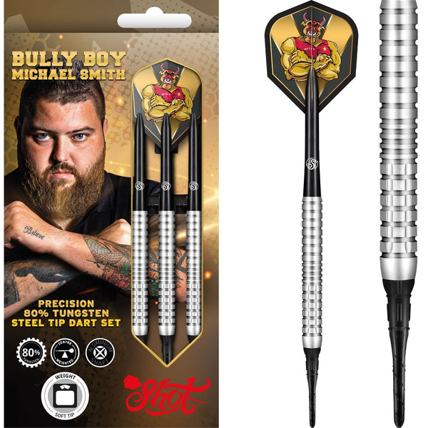 Shot Michael Smith Darts Soft Tip Tungsten Bully Boy Precision