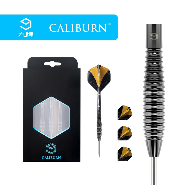 Caliburn Stallion Darts - Steel Tip - 90% - S2 - Black