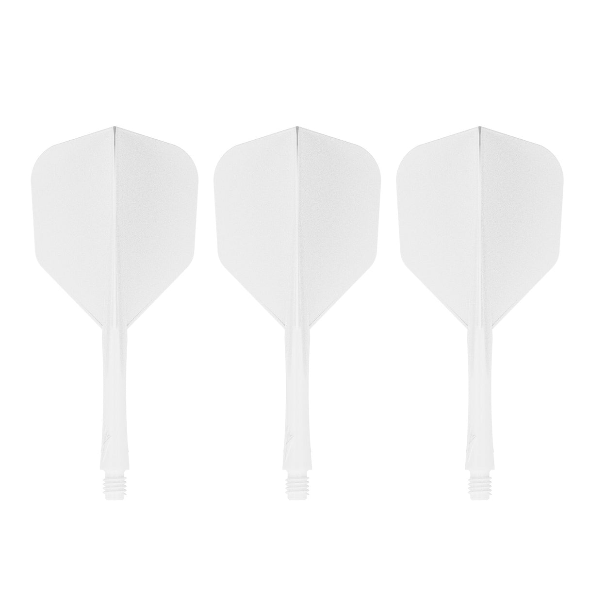 Caliburn SUP Lite Dart Flights - Moulded Flight & Shaft - Standard No6 - White