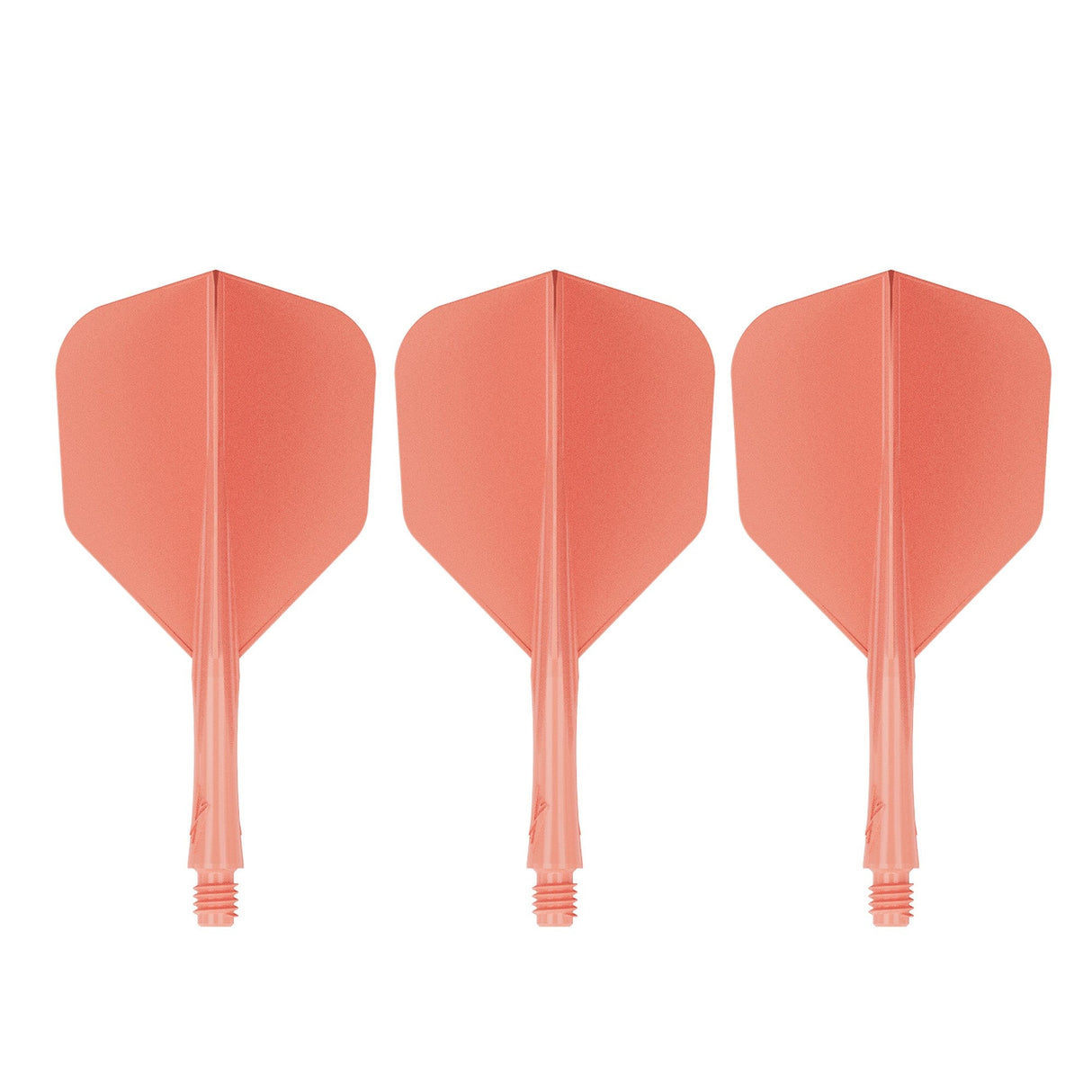 Caliburn SUP Lite Dart Flights - Moulded Flight & Shaft - Standard No6 - Tangerine