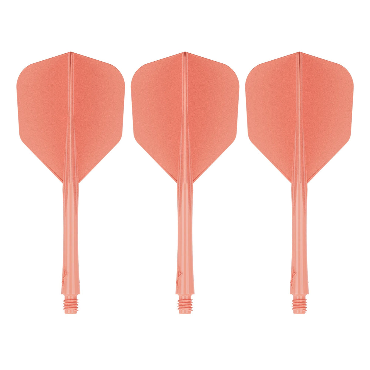 Caliburn SUP Lite Dart Flights - Moulded Flight & Shaft - Standard No6 - Tangerine