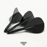 Condor AXE120 Dart Flights - Teardrop - Black