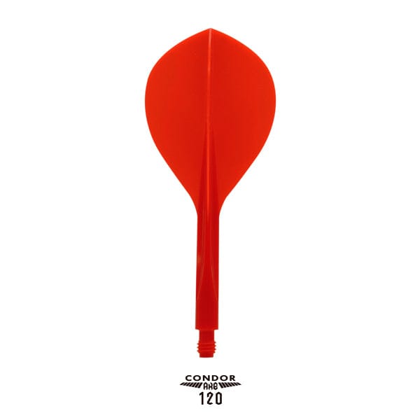 Condor AXE120 Dart Flights - Teardrop - Red