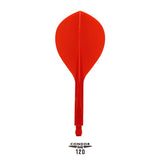 Condor AXE120 Dart Flights - Teardrop - Red