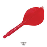 Condor AXE120 Dart Flights - Teardrop - Red