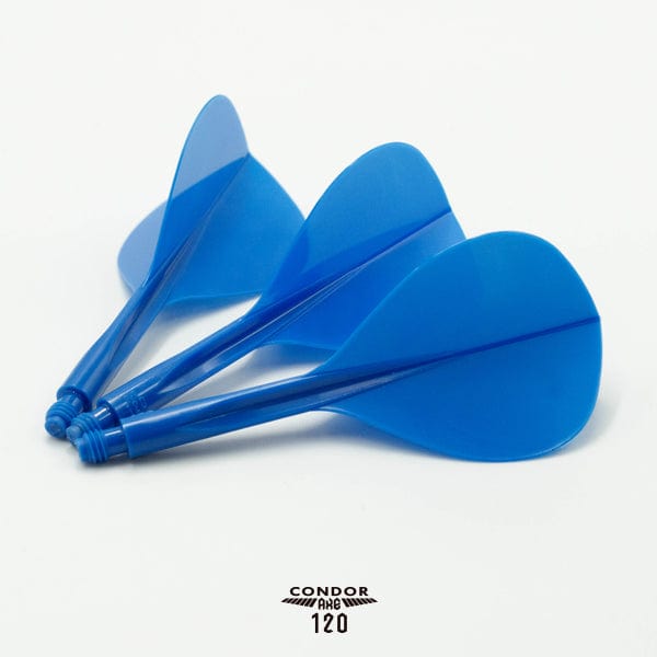 Condor AXE120 Dart Flights - Teardrop - Blue