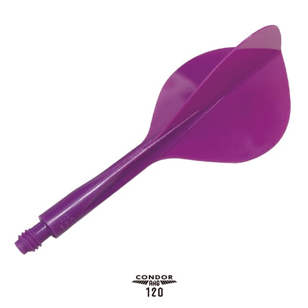 Condor AXE120 Dart Flights - Teardrop - Purple