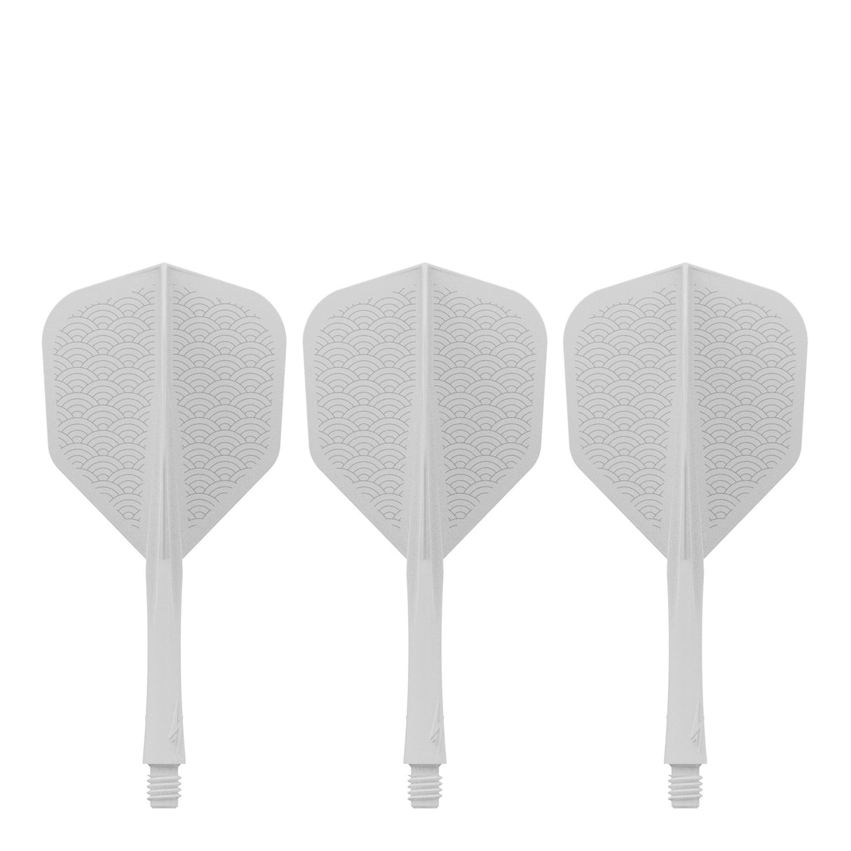 Caliburn SUP Flights - Moulded Shaft and Flight -  Standard No6 - Waves - White