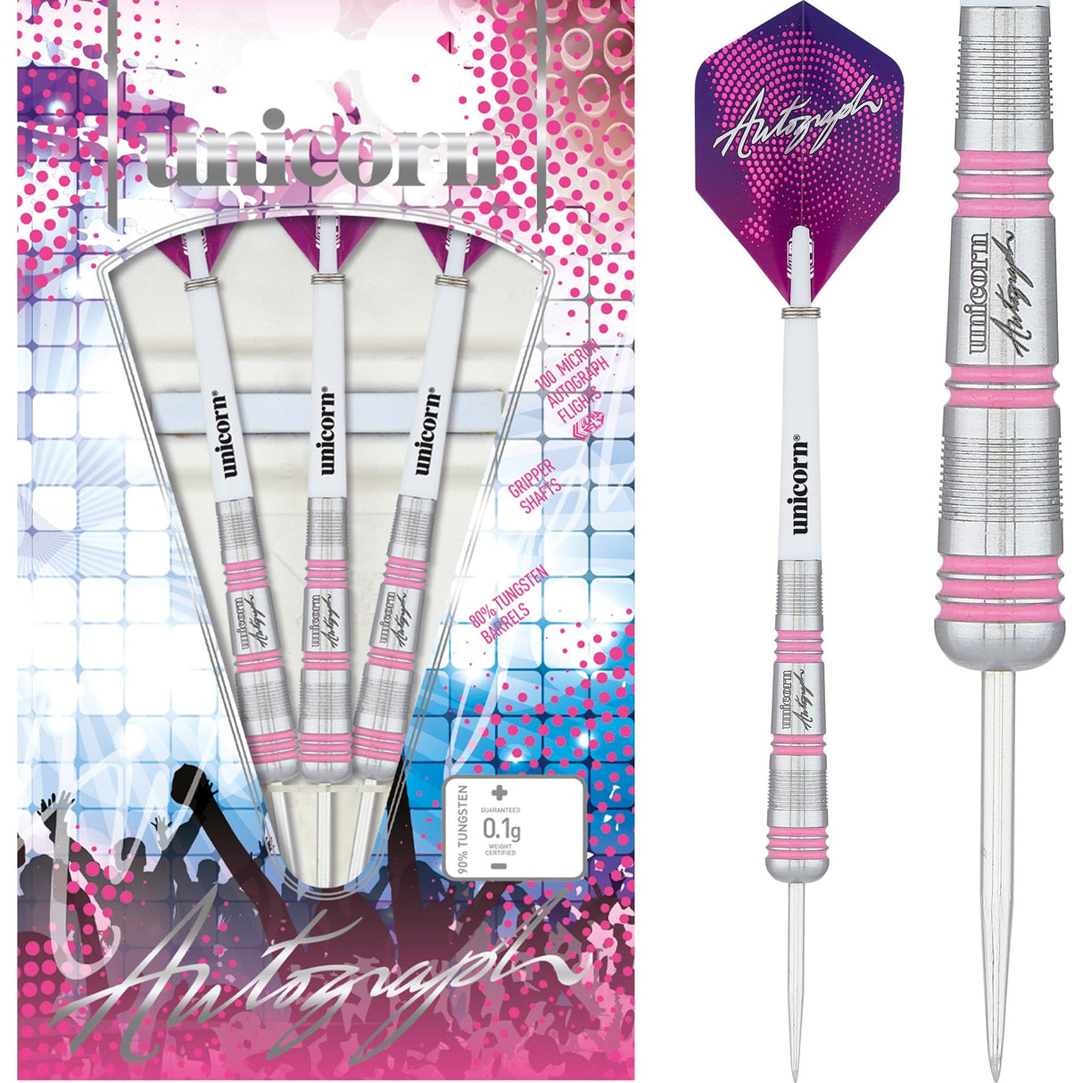 *Unicorn Autograph Darts - Style 3 - Steel Tip - Taper 19g