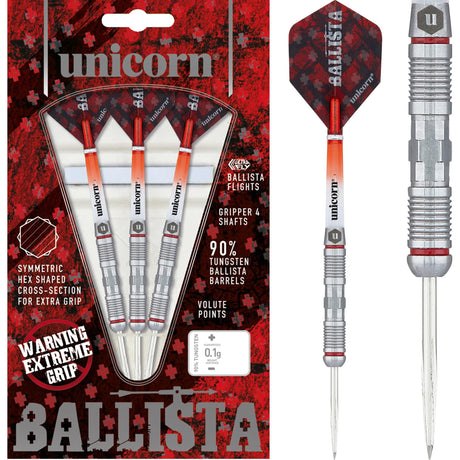 *Unicorn Ballista Darts - Style 2 - Steel Tip - Extreme Hex Grip 22g