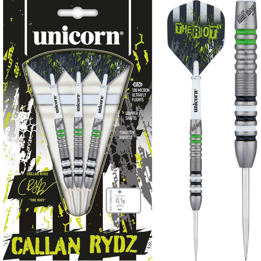 Unicorn Callan Rydz Darts - Steel Tip - The Riot 21g