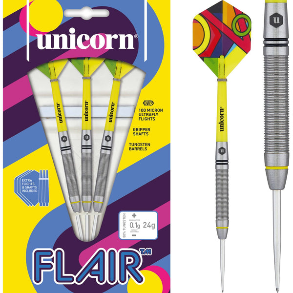 Unicorn Flair Darts - Steel Tip - Style 5 - Micro Grip