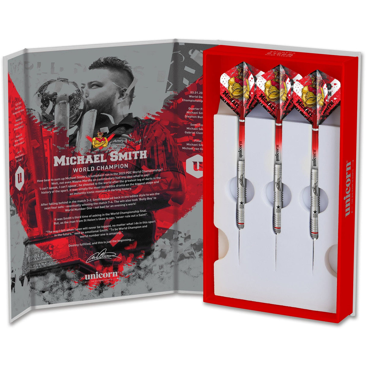 *Unicorn Michael Smith Darts - Steel Tip - Bully Boy - World Champion