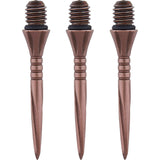 Unicorn Volute Conversion Dart Points - Steel Tip - 27mm - Ringed - Rosso