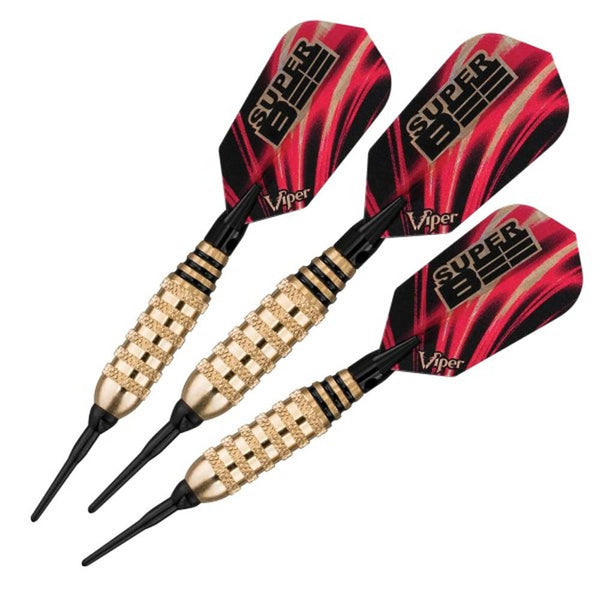 Viper Super Bee Darts - Soft Tip - Alloy - Knurled Rings - Gold