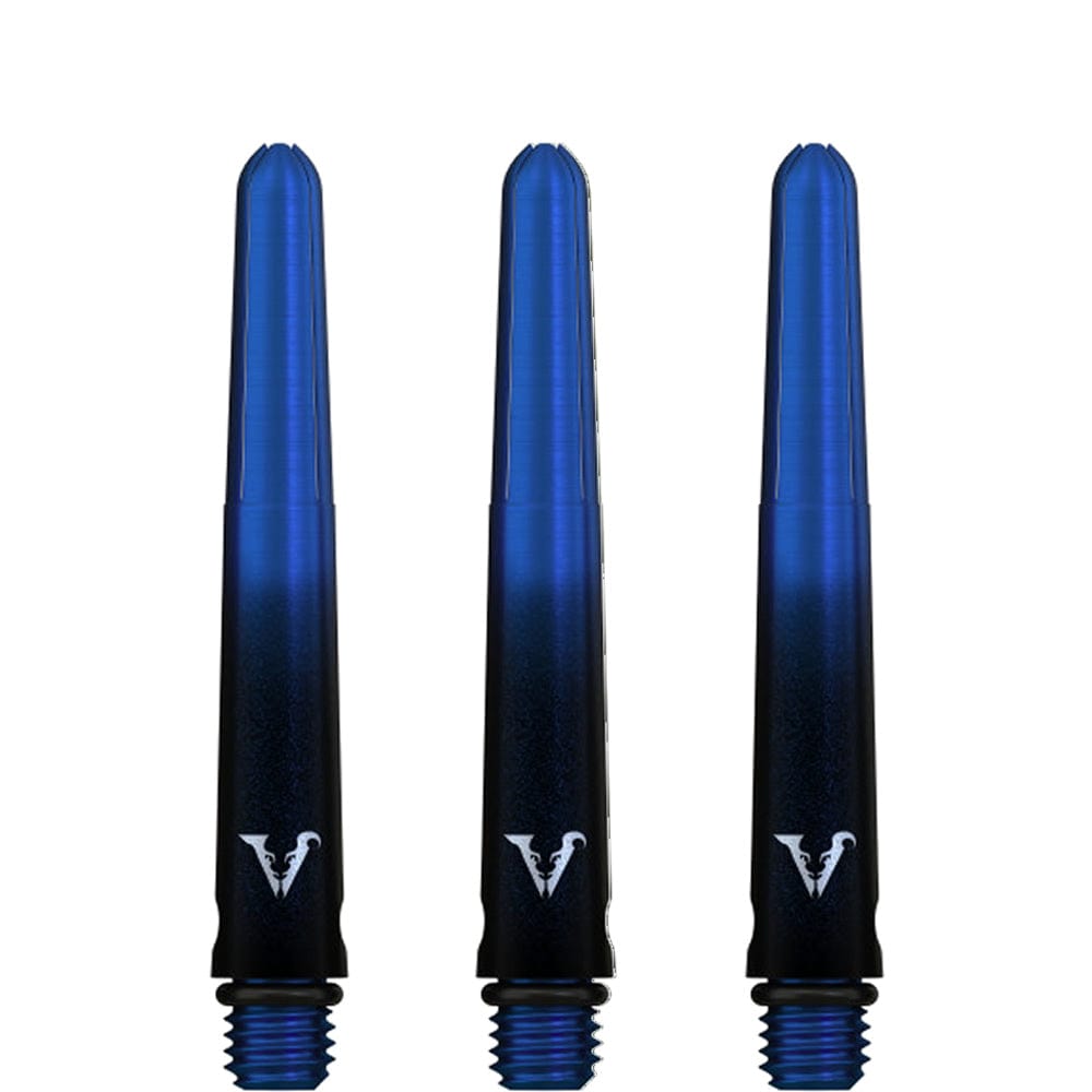Viper Viperlock Aluminium Dart Shafts - inc O-Rings and Locking Pin - Black & Blue Short
