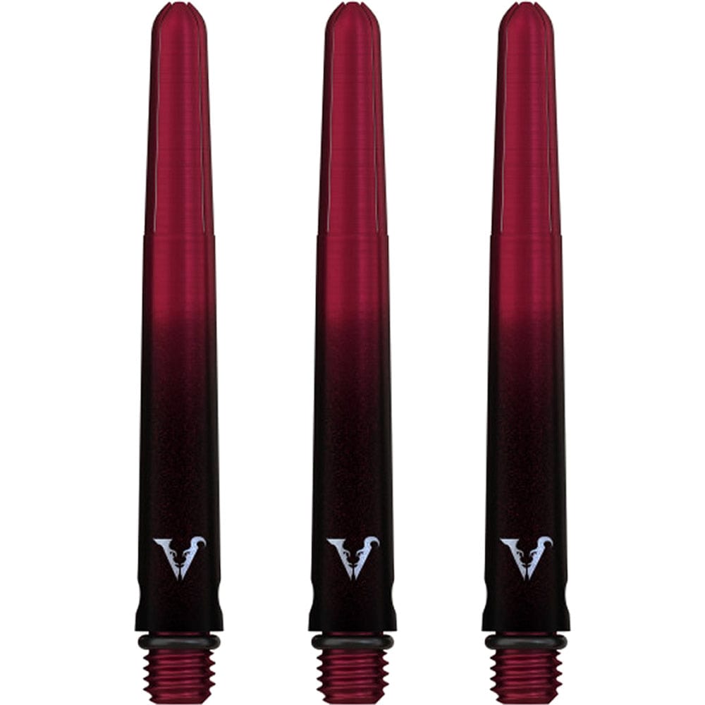 Viper Viperlock Aluminium Dart Shafts - inc O-Rings and Locking Pin - Black & Red Tweenie