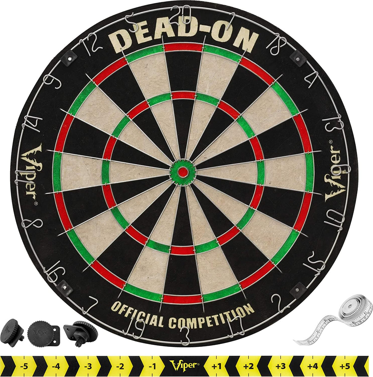 *Viper Dead On Sisal Dartboard - Tri Wire System - Dead-On
