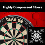 *Viper Dead On Sisal Dartboard - Tri Wire System - Dead-On