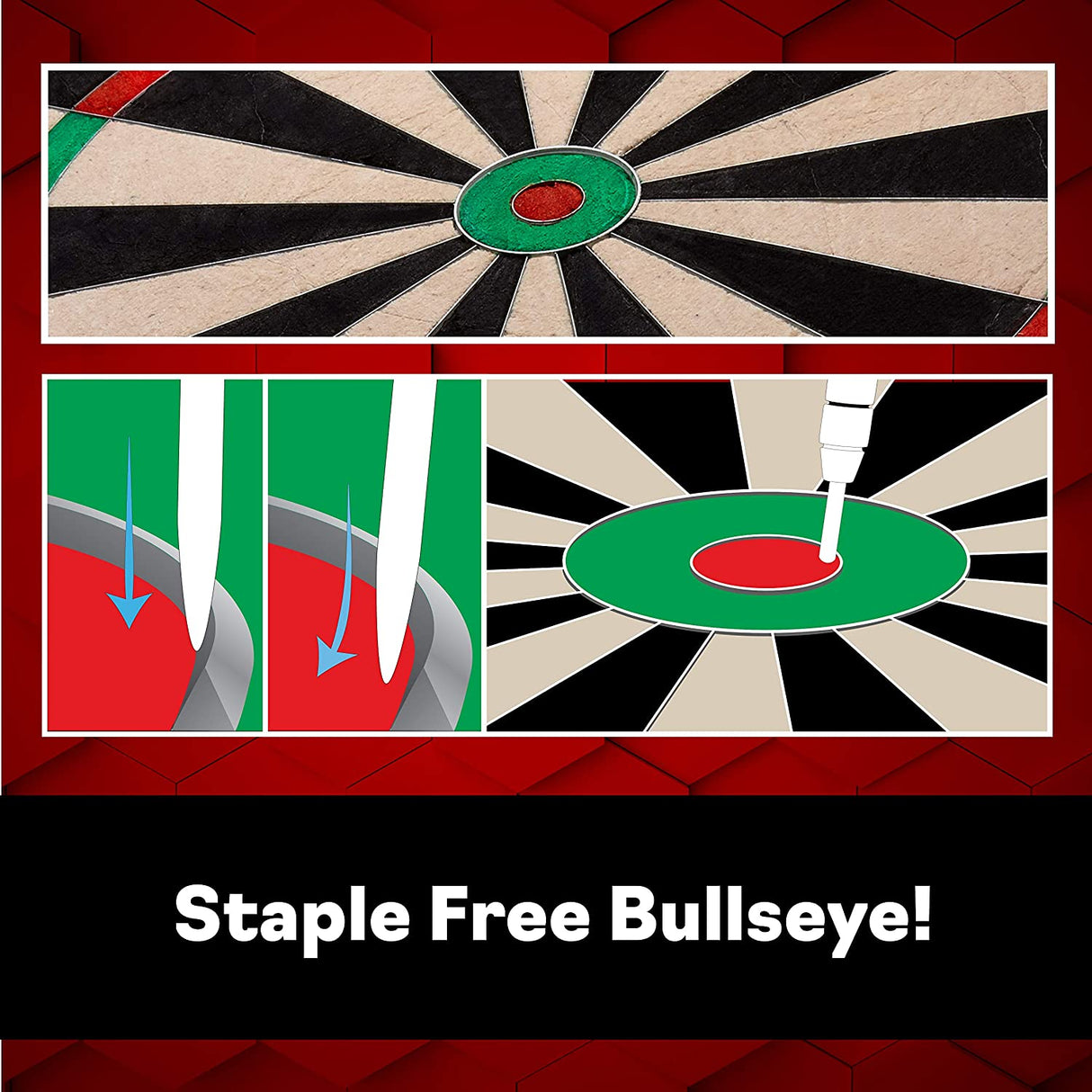 *Viper Dead On Sisal Dartboard - Tri Wire System - Dead-On