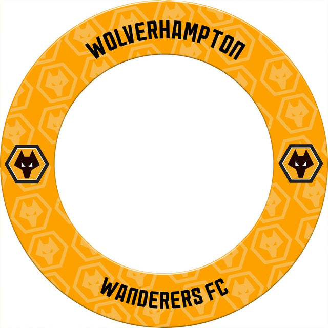Wolverhampton Wanderers FC Dartboard Surround - Official Licensed - Wo