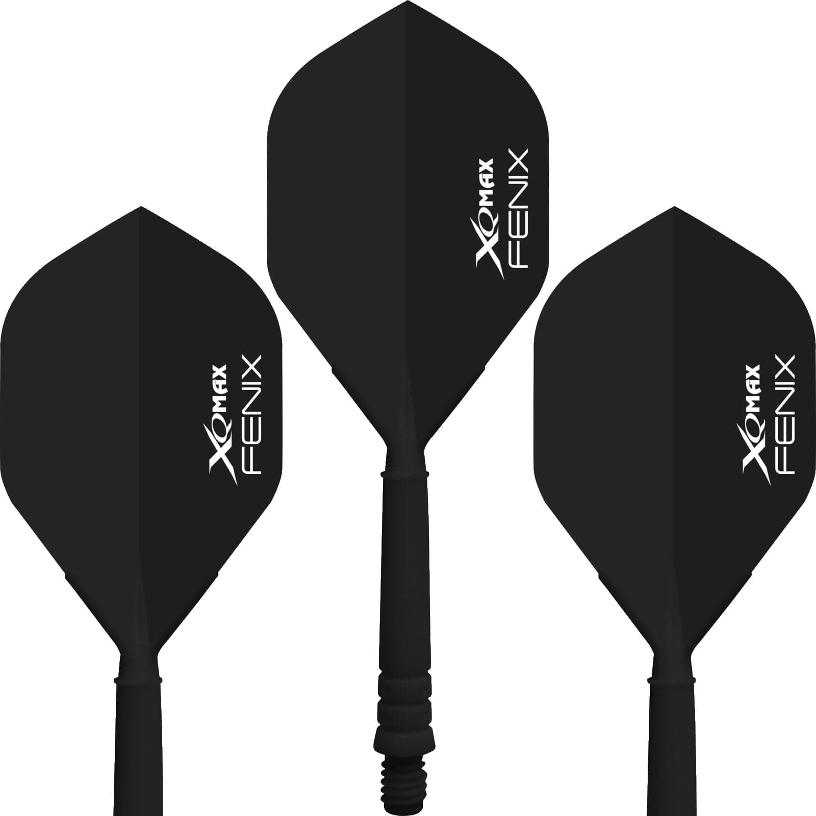XQ Max Fenix Moulded Darts Flights – Integrated All-in-One Stem System, Slim Shape