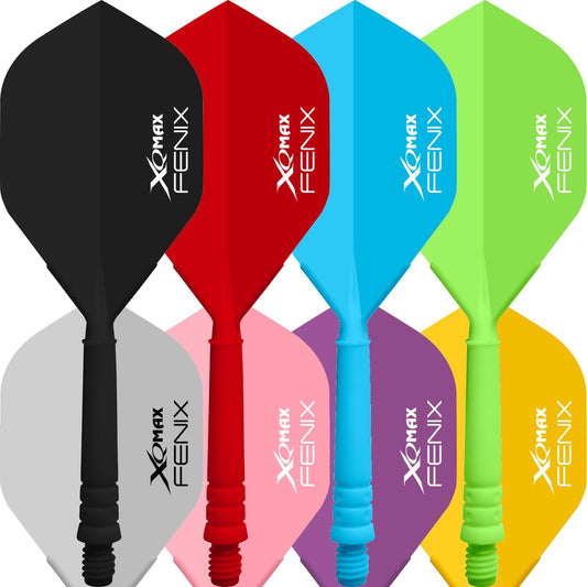 XQMax Fenix Dart Flight and Shafts - Moulded All-In-One System - 28mm