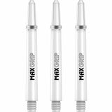 XQMax Max Grip Shafts - Nylon Dart Stems - White Medium