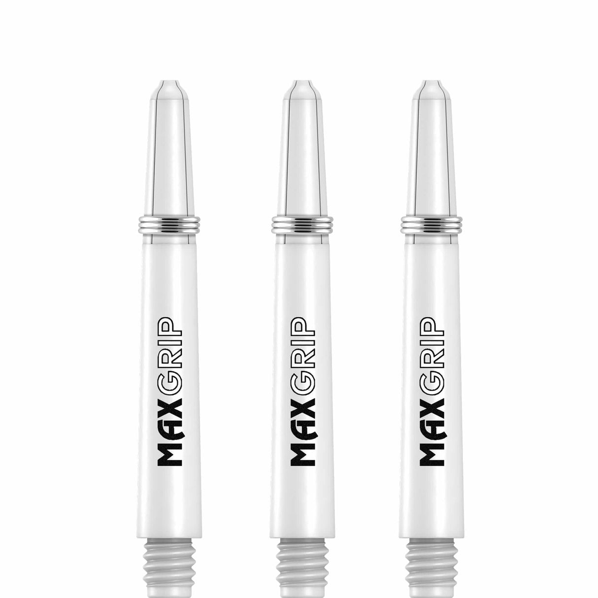 XQMax Max Grip Shafts - Nylon Dart Stems - White Tweenie