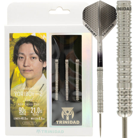 Trinidad Pro Darts - Steel Tip - 90% Tungsten - Yoriboy 2 - 21g