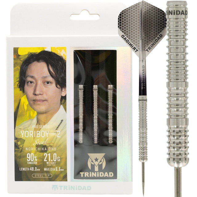 Trinidad Pro Darts - Steel Tip - 90% Tungsten - Yoriboy 2 - 21g