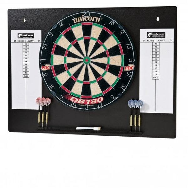 *Unicorn DB180 Home Darts Centre - inc Backboard Dartboard Darts