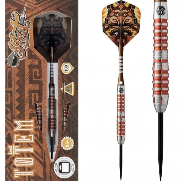 Shot Totem III Darts - Steel Tip - Front Weighted - 24g-D2509