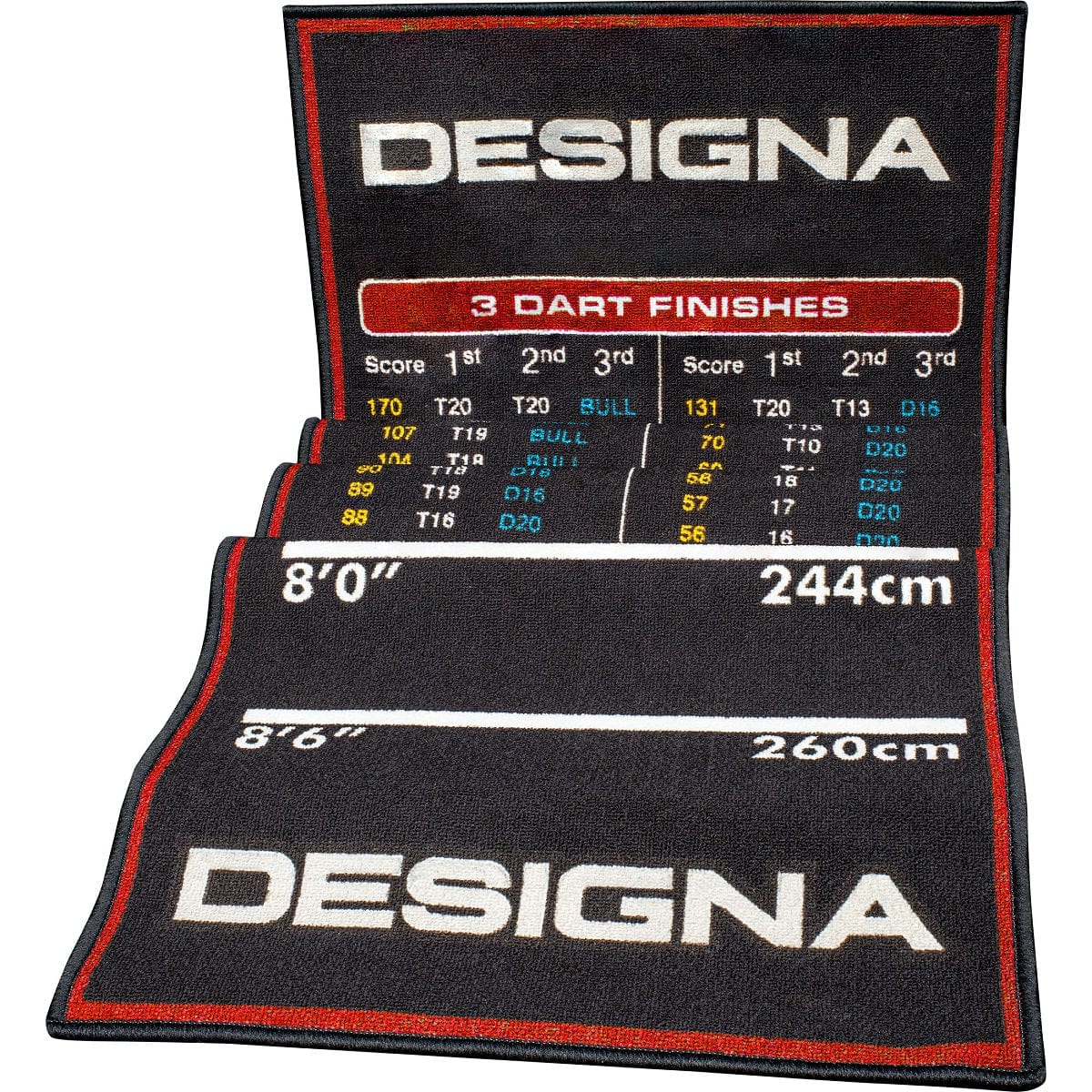 Designa Checkouts Carpet Mat - Non Slip Back - 290cm X 60cm